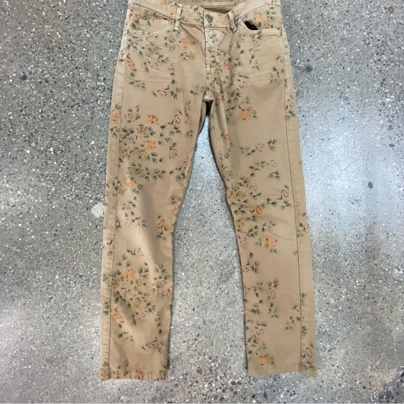 CITIZENS of HUMANITY | Mandy Floral Roll up Pants | Dark Khaki | Size 28 6 - Picture 3 of 6